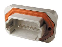 DT15-12PA - DEUTSCH - TE CONNECTIVITY - DT15-12PA - Automotive Connector, DT Series, Straight Header, 12 Contacts, PCB Pin