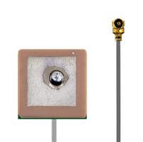ECHO27/0.1M/IPEX/S/S/15 - SIRETTA - ECHO27/0.1M/IPEX/S/S/15 - Patch GPS Antenna 1.57542GHz, 2 VSWR 27dBi Gain, 50ohm R/H Circular Polarisation, I-Pex Connector