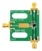 MICROFJ-SMA-30020-GEVB - ONSEMI - MICROFJ-SMA-30020-GEVB - Evaluation Board, MicroFJ-30020 SiPM Sensor, 3 x SMA Connectors, Bias Voltage