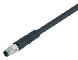 79-3107-32-04 - BINDER - 79-3107-32-04 - Sensor Cable, M5 Plug, Free End, 4 Positions, 2 m, 6.6 ft, 707 Series