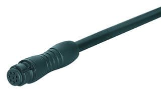 77-7406-0000-50003-0200 - BINDER - 77-7406-0000-50003-0200 - Circular Cable Assembly, Circular Receptacle to Free End, 3 Ways, 6.6 ft, 2 m