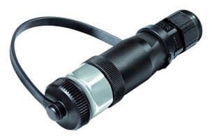 99-0430-684-04 - BINDER - 99-0430-684-04 - Sensor Connector, 713 Series, M12, Female, 4 Positions, Screw Socket, Straight Cable Mount