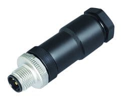 99-0437-19-05 - BINDER - 99-0437-19-05 - Sensor Connector, 713 Series, M12, Male, 5 Positions, Screw Pin, Straight Cable Mount