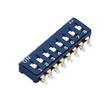 CFS-0800MB - NIDEC COMPONENTS - CFS-0800MB - DIP / SIP Switch, 8 Circuits, Slide, Surface Mount, SPST-NO, 6 V, 100 mA