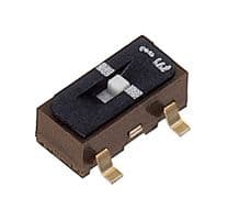 CJS-1200TB1 - NIDEC COMPONENTS - CJS-1200TB1 - Slide Switch, SPDT, Surface Mount, CJS Series, 100 mA
