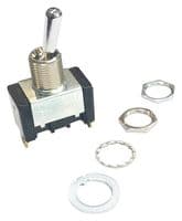 ET115A-Z - NIDEC COMPONENTS - ET115A-Z - Toggle Switch, On-Off, SPST, Non Illuminated, ET Series, Panel Mount, 15 A