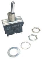 ET210PA12-Z - NIDEC COMPONENTS - ET210PA12-Z - Toggle Switch, On-On-Off, DPDT, Non Illuminated, ET Series, Panel Mount, 10 A