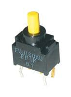 FP1F-2M-Z - NIDEC COMPONENTS - FP1F-2M-Z - Pushbutton Switch, FP Series, SPDT, On-(On), Plunger for Cap, Yellow