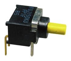 FP1F-5M-Z - NIDEC COMPONENTS - FP1F-5M-Z - Pushbutton Switch, FP Series, SPDT, On-(On), Plunger for Cap, Yellow