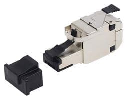 RVAFPSME-S1 - BELDEN - RVAFPSME-S1 - Modular Connector, RJ45 / RJ11 Jack, 1 x 1 (Port), Cat6a, Panel Mount