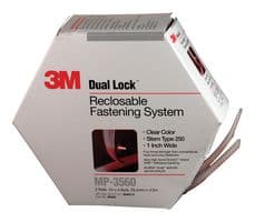 MP-3560 CLEAR - 3M - MP-3560 CLEAR - Hook & Loop Fastener, 14.7 ft, 4.48 m, 1 ", 25.4 mm, Transparent, PP (Polypropylene)