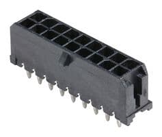 43045-1813 - MOLEX - 43045-1813 - Pin Header, Wire-to-Board, 3 mm, 2 Rows, 18 Contacts, Through Hole Straight