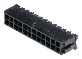 43045-2401 - MOLEX - 43045-2401 - Pin Header, Wire-to-Board, 3 mm, 2 Rows, 24 Contacts, Through Hole Right Angle