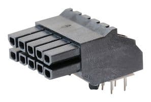44764-1001 - MOLEX - 44764-1001 - PCB Receptacle, Board-to-Board, Wire-to-Board, 3 mm, 2 Rows, 10 Contacts, Female Receptacle