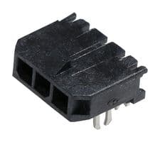 43650-0309 - MOLEX - 43650-0309 - Pin Header, Wire-to-Board, 3 mm, 1 Rows, 3 Contacts, Surface Mount Right Angle