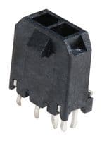43650-0219 - MOLEX - 43650-0219 - Pin Header, Wire-to-Board, 3 mm, 1 Rows, 2 Contacts, Through Hole Straight