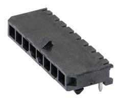 43650-0801 - MOLEX - 43650-0801 - Pin Header, Wire-to-Board, 3 mm, 1 Rows, 8 Contacts, Through Hole Right Angle