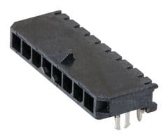 43650-0803 - MOLEX - 43650-0803 - Pin Header, Wire-to-Board, 3 mm, 1 Rows, 8 Contacts, Through Hole Right Angle