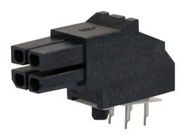 44764-0401 - MOLEX - 44764-0401 - PCB Receptacle, Board-to-Board, Wire-to-Board, 3 mm, 2 Rows, 4 Contacts, Female Receptacle
