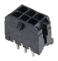 44914-0601... - MOLEX - 44914-0601... - Pin Header, Wire-to-Board, 3 mm, 2 Rows, 6 Contacts, Press Fit, Micro-Fit 3.0 CPI 44764 Series