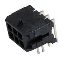 43045-0623 - MOLEX - 43045-0623 - Pin Header, Wire-to-Board, 3 mm, 2 Rows, 6 Contacts, Through Hole Right Angle