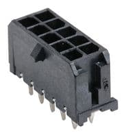 43045-1014 - MOLEX - 43045-1014 - Pin Header, Wire-to-Board, 3 mm, 2 Rows, 10 Contacts, Through Hole Straight