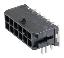 43045-1222 - MOLEX - 43045-1222 - Pin Header, Wire-to-Board, 3 mm, 2 Rows, 12 Contacts, Through Hole Right Angle