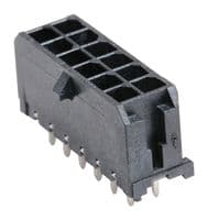 43045-1229 - MOLEX - 43045-1229 - Pin Header, Wire-to-Board, 3 mm, 2 Rows, 12 Contacts, Through Hole Straight