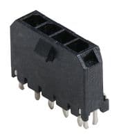 43650-0419 - MOLEX - 43650-0419 - Pin Header, Wire-to-Board, 3 mm, 1 Rows, 4 Contacts, Through Hole Straight