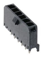 43650-0628 - MOLEX - 43650-0628 - Pin Header, Wire-to-Board, 3 mm, 1 Rows, 6 Contacts, Through Hole Straight