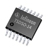 BTM9010EPXUMA1 - INFINEON - BTM9010EPXUMA1 - Motor Drive, Full-Bridge, Brushed DC, 1Output, INA, INB, SEL, PWM, 7 to 18V, -40 to 150°C, TSSOPEP14