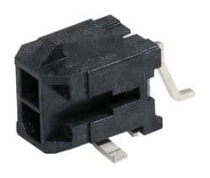 43045-0210 - MOLEX - 43045-0210 - Pin Header, Wire-to-Board, 3 mm, 2 Rows, 2 Contacts, Surface Mount Right Angle