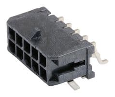 43045-1010 - MOLEX - 43045-1010 - Pin Header, Wire-to-Board, 3 mm, 2 Rows, 10 Contacts, Surface Mount Right Angle