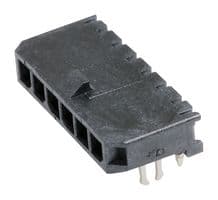 43650-0609 - MOLEX - 43650-0609 - Pin Header, Wire-to-Board, 3 mm, 1 Rows, 6 Contacts, Surface Mount Right Angle