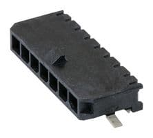 43650-0712 - MOLEX - 43650-0712 - Pin Header, Wire-to-Board, 3 mm, 1 Rows, 7 Contacts, Surface Mount Right Angle