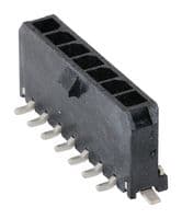 43650-0725 - MOLEX - 43650-0725 - Pin Header, Wire-to-Board, 3 mm, 1 Rows, 7 Contacts, Surface Mount Straight