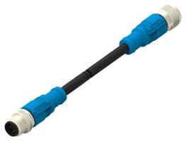 T4162113005-005 - TE CONNECTIVITY - T4162113005-005 - Sensor Cable, M12 Plug, M12 Receptacle, 5 Positions, 5 m, 16.4 ft, T416 Series