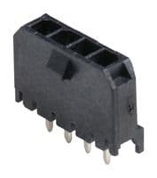 43650-0427 - MOLEX - 43650-0427 - Pin Header, Wire-to-Board, 3 mm, 1 Rows, 4 Contacts, Through Hole Straight