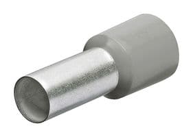 97 99 331 - KNIPEX - 97 99 331 - Wire Ferrule, Single Wire, 18 AWG, 0.75 mm², 8 mm, Grey