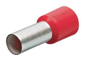 97 99 332 - KNIPEX - 97 99 332 - Wire Ferrule, Single Wire, 17 AWG, 1 mm², 8 mm, Red