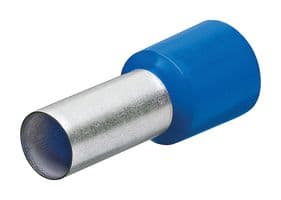 97 99 334 - KNIPEX - 97 99 334 - Wire Ferrule, Single Wire, 13 AWG, 2.5 mm², 8 mm, Blue