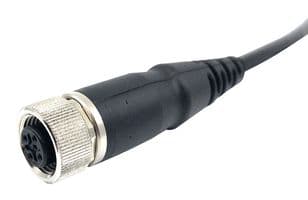 MPM12-SFA-3PVC1 - MULTICOMP PRO - MPM12-SFA-3PVC1 - Sensor Cable, M12 Plug, Free End, 3 Positions, 1 m, 3.28 ft