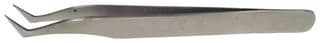 1PK-110T-F - DURATOOL - 1PK-110T-F - Tweezer, Sharp Hooked, Precision, Stainless Steel Body, Stainless Steel Tip