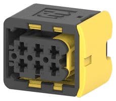 1-1418437-1 - TE CONNECTIVITY - 1-1418437-1 - Automotive Connector Housing, Heavy Duty Sealed Connector Series, Receptacle, 6 Ways