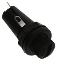 FX0296 - BULGIN / PARTNER STOCK - FX0296 - Cartridge Fuse Holder, 1Fuse, Solder Lug, 6.3A, 250VAC, 250VDC, 5mm x 20mm