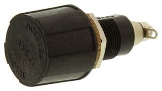 FX0365 - BULGIN / PARTNER STOCK - FX0365 - Cartridge Fuse Holder, 1Fuse, Solder Lug, 6.3A, 250VAC, 250VDC, 5mm x 20mm