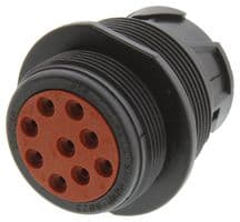 HD10-9-1939P-B022 - DEUTSCH - TE CONNECTIVITY - HD10-9-1939P-B022 - Automotive Connector Housing, HD10, Receptacle, 9 Ways, AMP HD10 Series Size 16 Pin Contacts