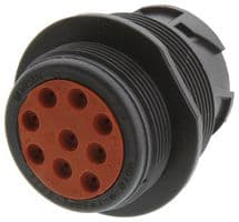 HD10-9-1939PE-B022 - DEUTSCH - TE CONNECTIVITY - HD10-9-1939PE-B022 - Automotive Connector Housing, HD10, Receptacle, 9 Ways, AMP HD10 Series Size 16 Pin Contacts