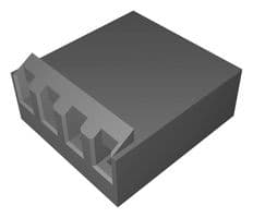09-93-0400 - MOLEX - 09-93-0400 - Connector Housing, KK 396 3069 Series, Receptacle, 4 Ways, 3.96 mm