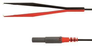 KML 7848 AU / PZ / 150 / RT - SCHUTZINGER - KML 7848 AU / PZ / 150 / RT - Test Patch Lead, 4mm Banana Plug, Shrouded, SMD Test Tweezer, 5 ft, 1.5 m, Red, 1 A